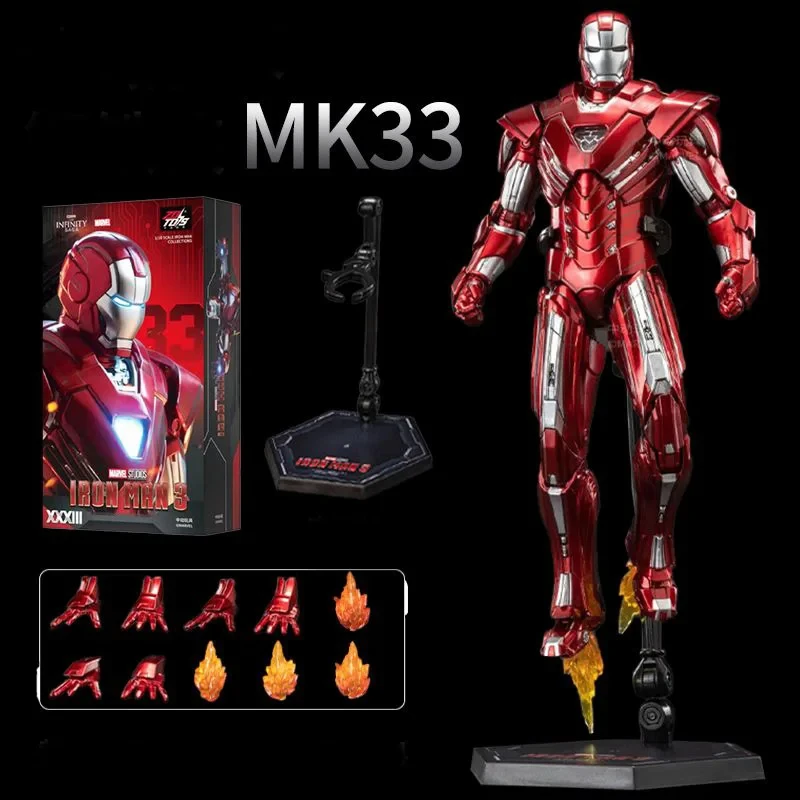 شخصية حركة الرجل الحديدي من Zdtoys & Marvel ، نموذج الرجل العنكبوت الأسود ، Mk39 ، Mk33 ، ألعاب أنيمي ، هدية عيد الميلاد ، متوفرة بالمخزون