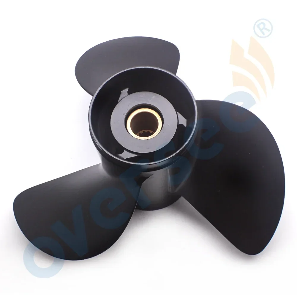 Oversee 58100-95511-019 Aluminum Propeller For 60-140HP Suzuki 13 1/4x17 Outboard Motor