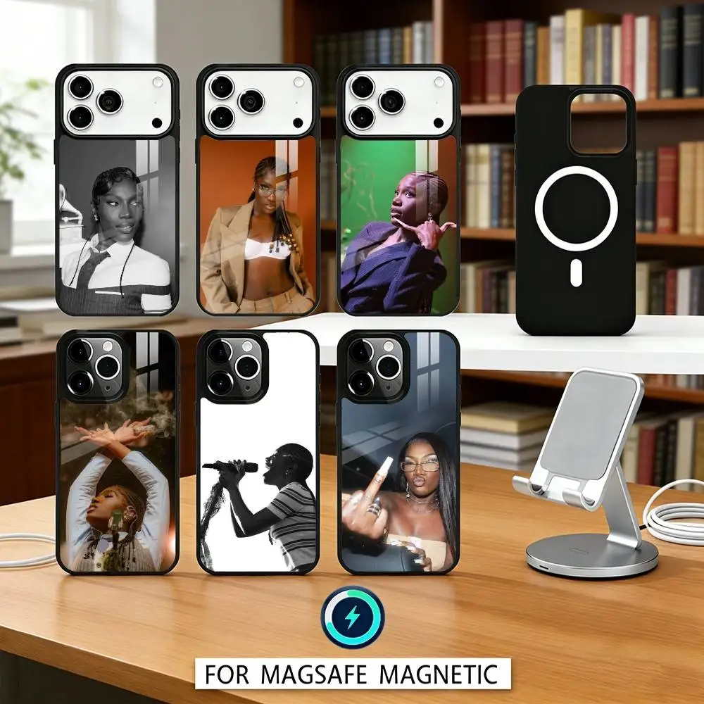 

Rapper D-Doechii Phone Case For iPhone 17,16,15,14,13,12,Pro,Max For Magsafe Magnetic Wireless Charging