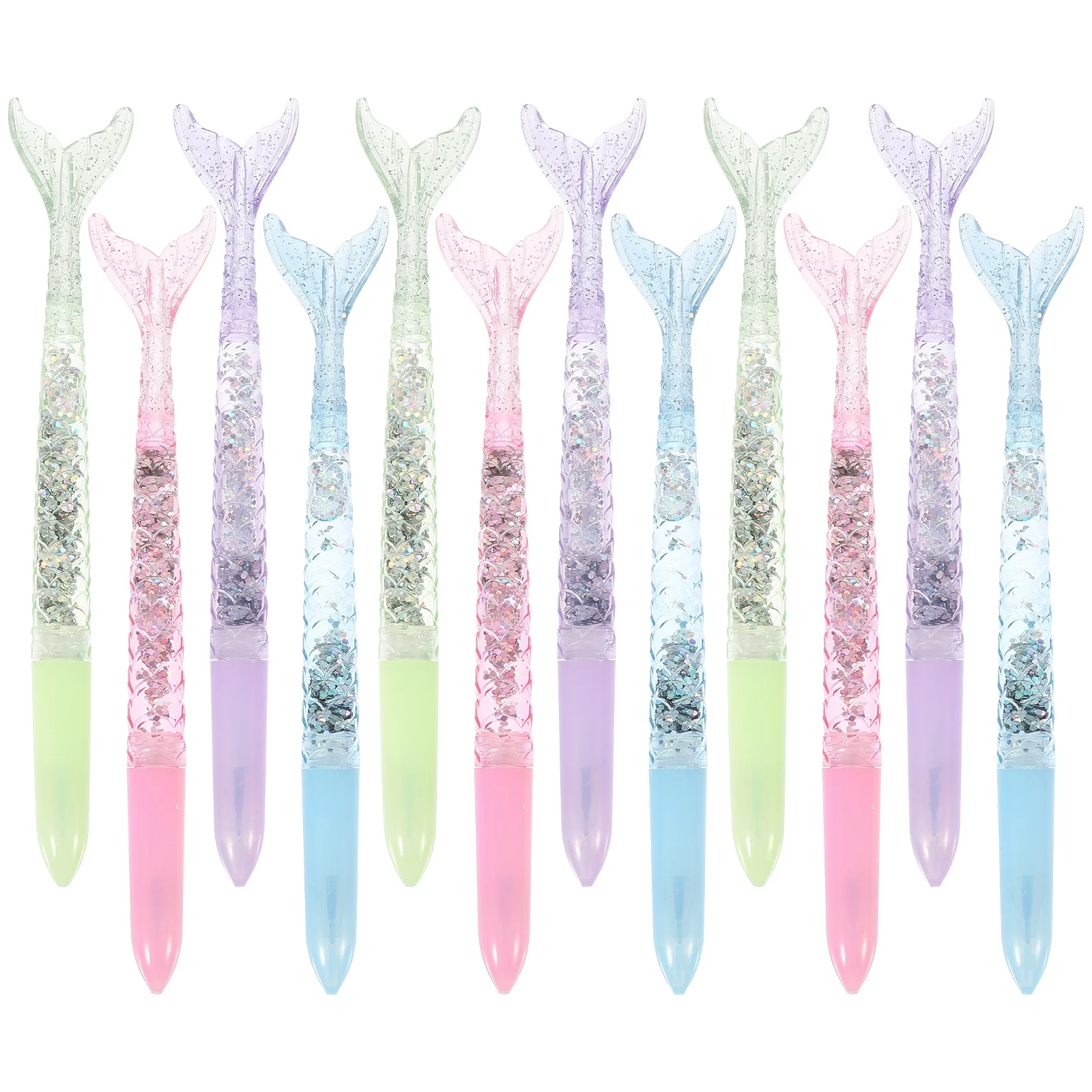 

12Pcs Adorable Gel Pen Mermaid Design Portable for Note Taking School Student Stationery Mermaid Pens Writing Pens