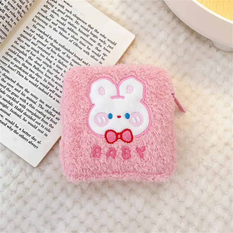 1/2/3PCS Cute Portable Simple Coin Purse Durable Storage Plush Fashion Safety Wear-resistant Household Creativity Practical