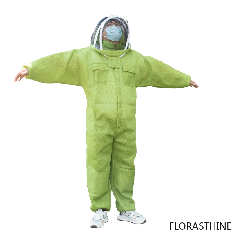 1 Set Beekeeping Clothes Professional Beekeepers Breathable Clothes Tools Apiculture Bee Protection Suit E
