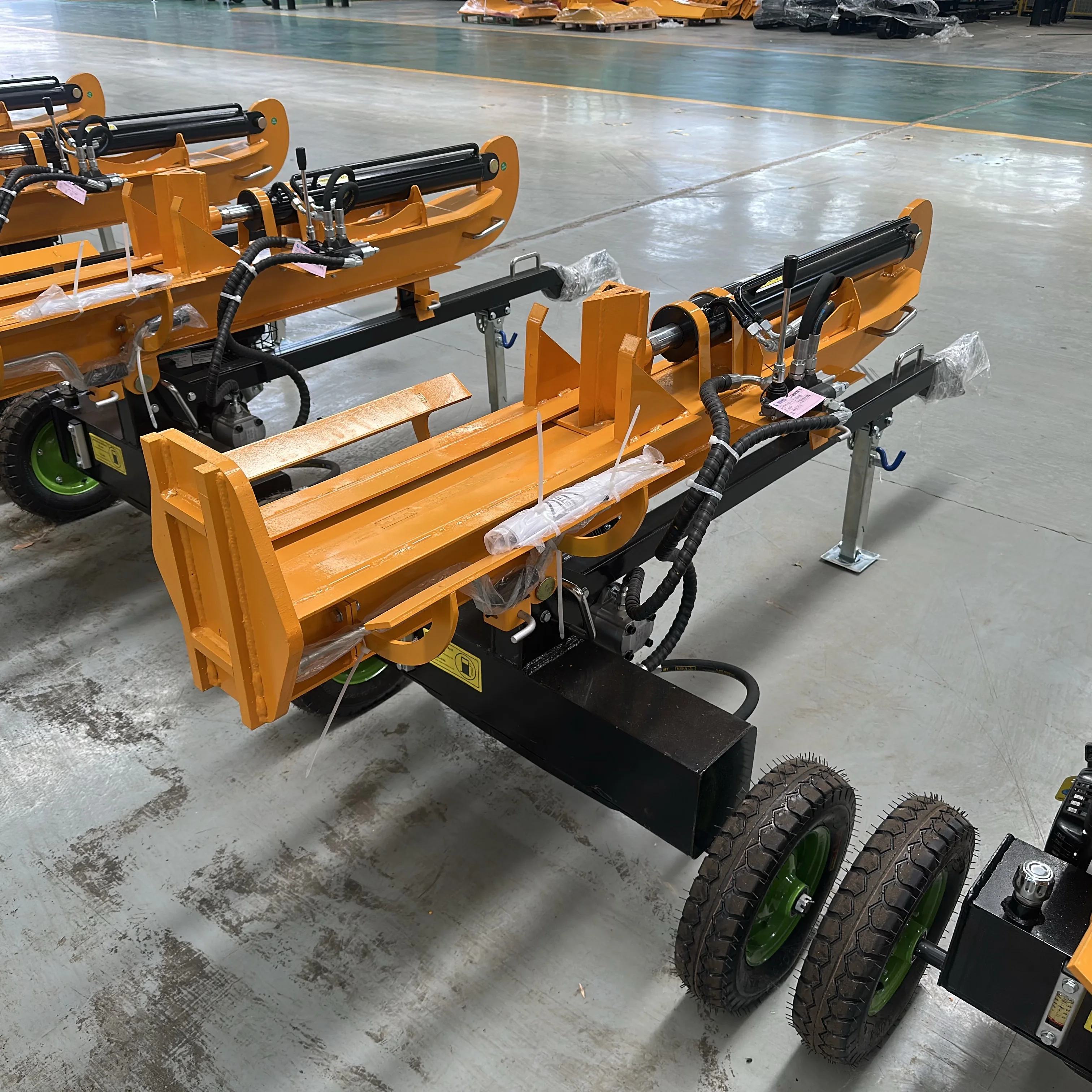 

【Hot】Small Log Separator, Powerful Firewood Processor, 8-ton oline Wood Splitting Machine, Suitable for Family Farms