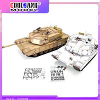 COOLBANK henglong Modified Edition 1/16 2.4ghz Remote Control US M1A2 Abrams & UN. White Tank That Shoot BB Toys for Adults Boys
