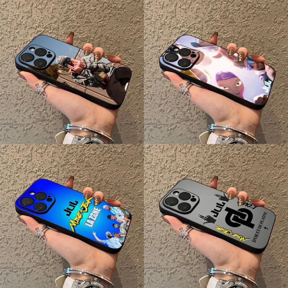 

J-Jul Mise A Jour Phone Case For iPhone 16,15,14,13,12,11,Pro,XS,Max,XR,Plus,E,SE4,Mini Black Soft Box