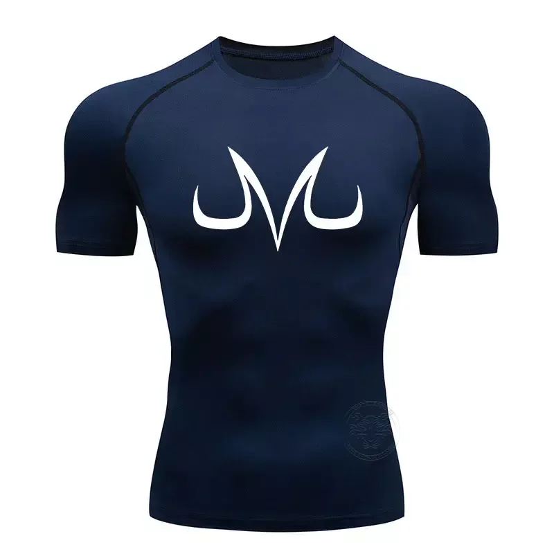 

Fashion Anime Aesthetic Men's Compression Shirt Fitness Sports Quick-drying T-shirt Tight Fitness Top Summer T-shirt S-3XL