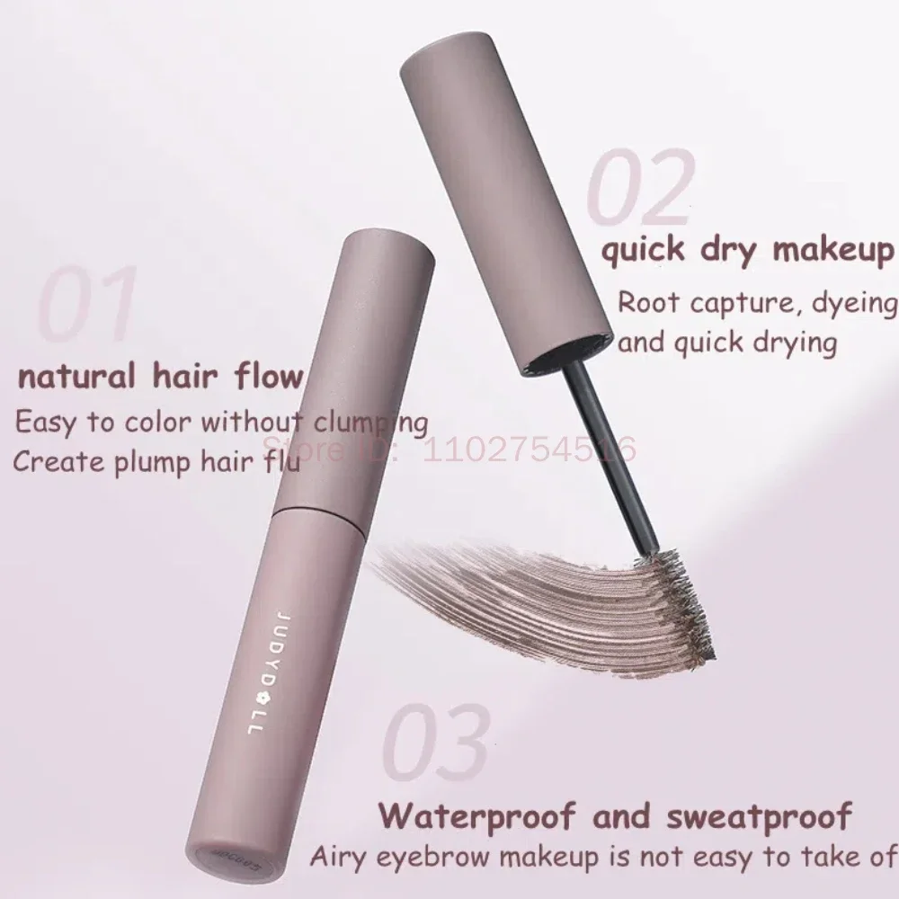 Judydoll Tinted Brow กันน้ํา Eyebrow Tattoo Natural Long Lasting Wild Eyebrow ครีมสี Rendering ผู้หญิงแต่งหน้า