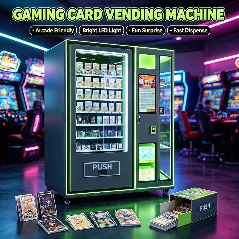 TCG Card Vending Machine Surprise Blind Box Dispenser Self-Service Electronic Kiosk Outdoor Entertainment Gift for Shop Plaza