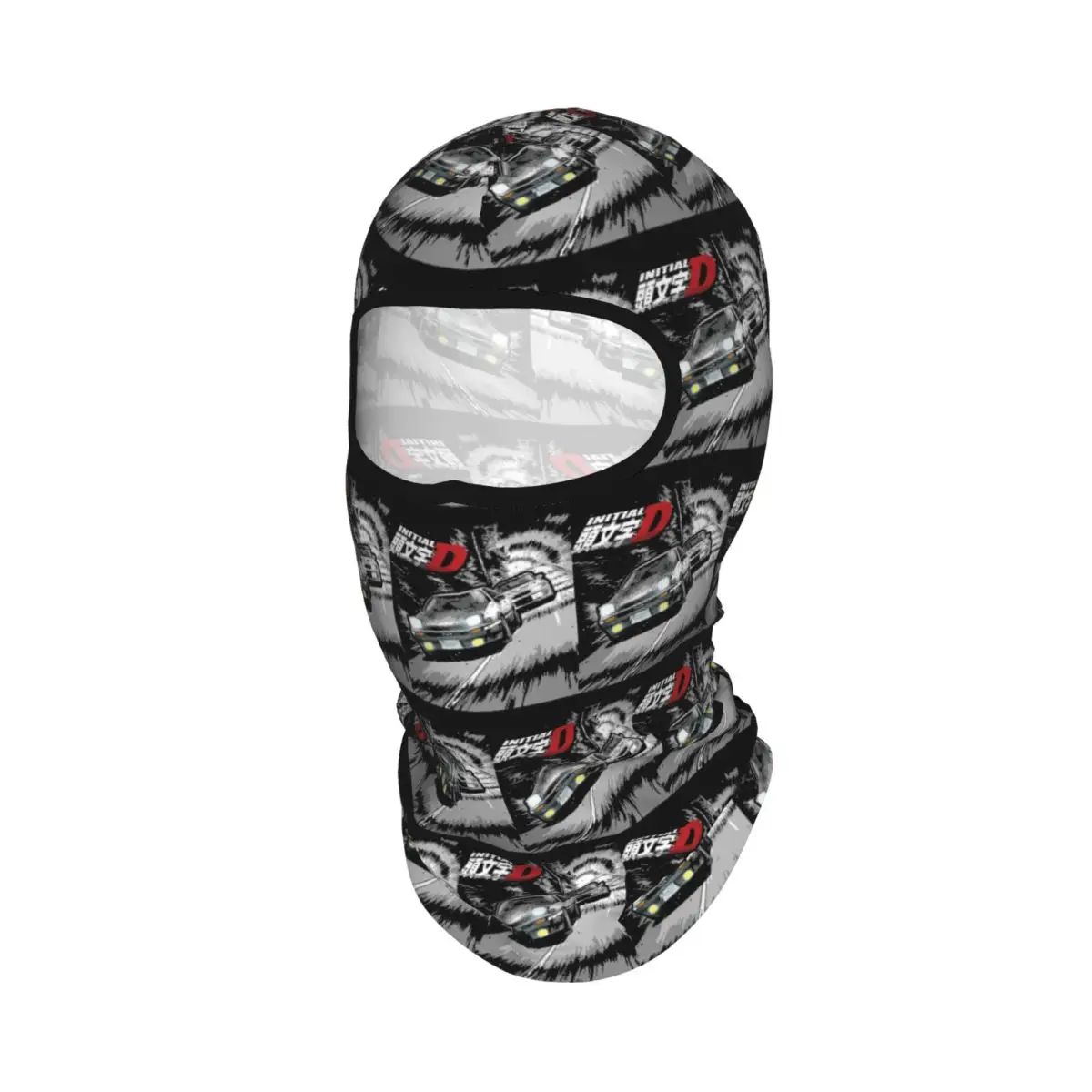 Initial D Mountain Drift Racing AE86 Breathable Thin Balaclava Full Face Mask Sun Protection Neck Gaiter For Motorcycle Cycling