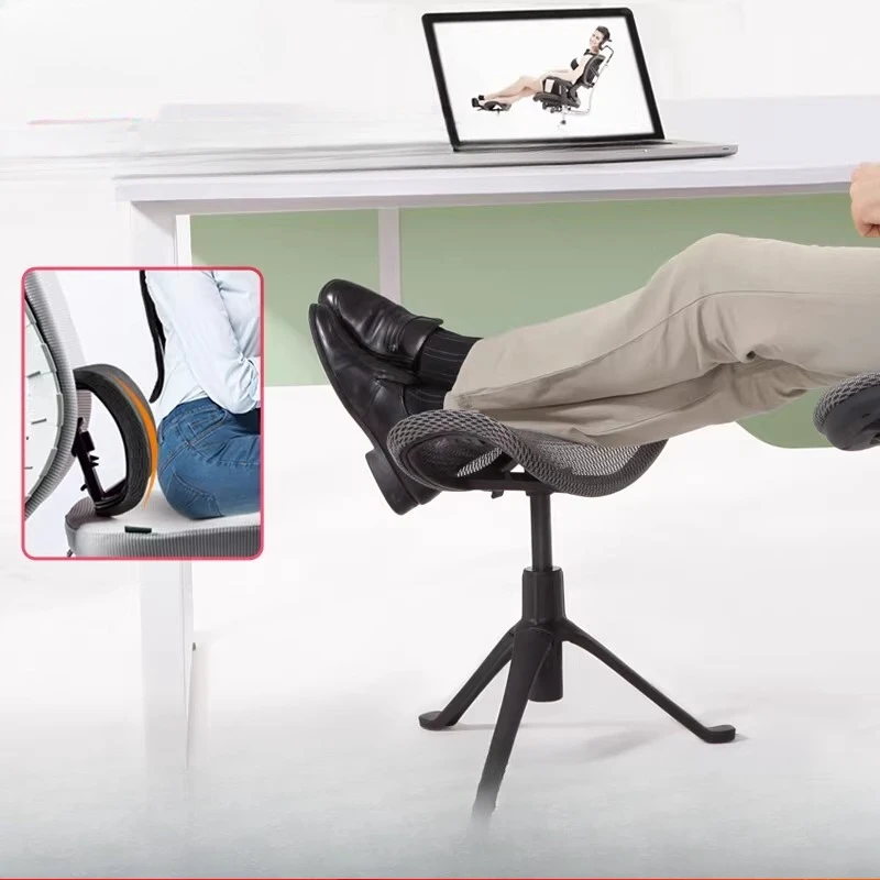 

Under Desk Foot Rest, Adjustable Foot Stool for Office Chair, Ergonomic Leg Rest for Sitting Posture, Pregnancy Nap Stool