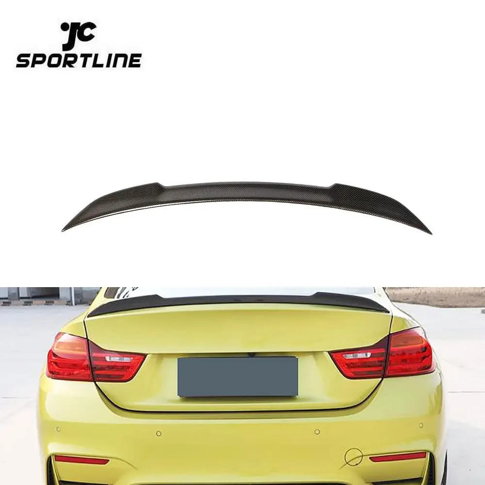 

For BMW F82 M4 Coupe 2015 - 2018 Carbon Fiber Rear Trunk Lip Spoiler Wing