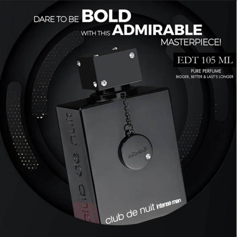 Armaf Club De Nuit Intense for Men Eau De Toilette 105 ML Original Arab Perfumes Lasting Spicy Wood Pheromones Cologne 3.6 Oz view 6