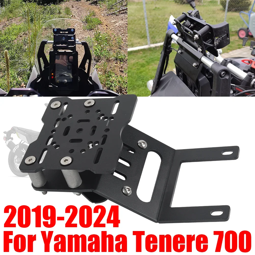 

For Yamaha Tenere 700 T700 T7 XTZ700 XTZ 690 2019 - 2024 2022 2023 Accessories Phone Stand Holder GPS Navigaton Support Bracket