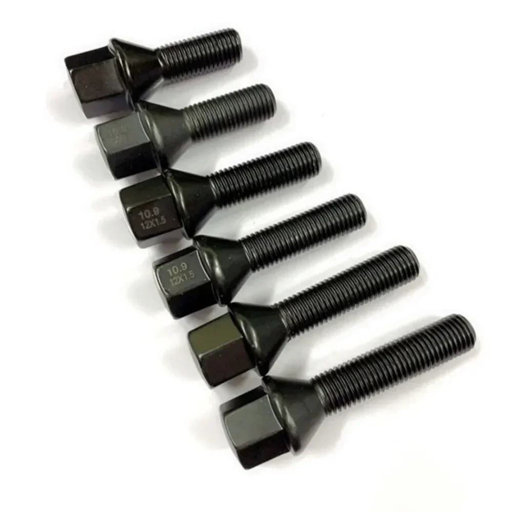 1pc Extra Long Wheel Lug Bolts M14x1.25 | Hex 17mm | Cone Seat | Thread Length 28/35/40/45/50/55/60mm - Image 2