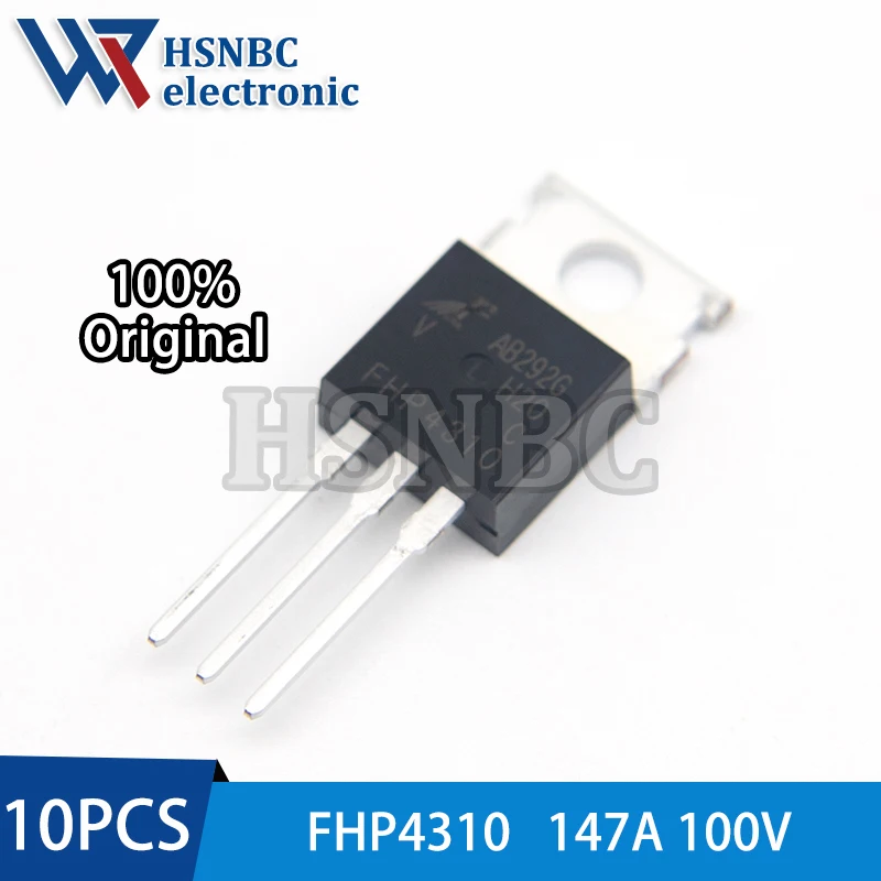 

10PCS FHP4310 4310 FHP4310V TO-220 147A 100V N-channel Power MOSFET Transistor 100% New Original
