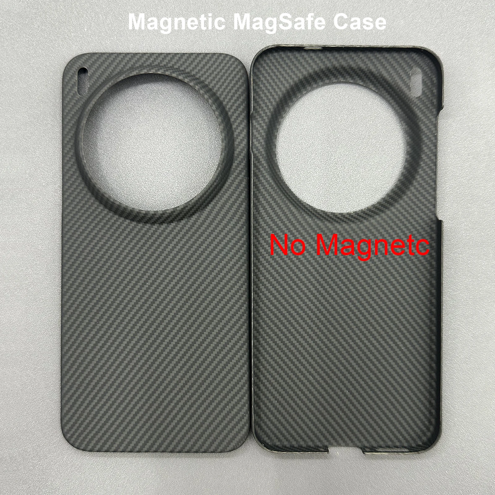 Funda magnética MagSafe para vivo x300/vivo x300 pro Kevlar aramida funda de fibra de carbono delgada y ligera cubierta de fibra de aramida negra delgada
