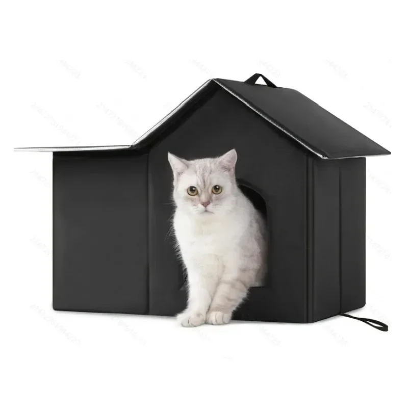 Thickened thermal insulation cat nest, waterproof and cold-proof removable and washable Oxford cloth