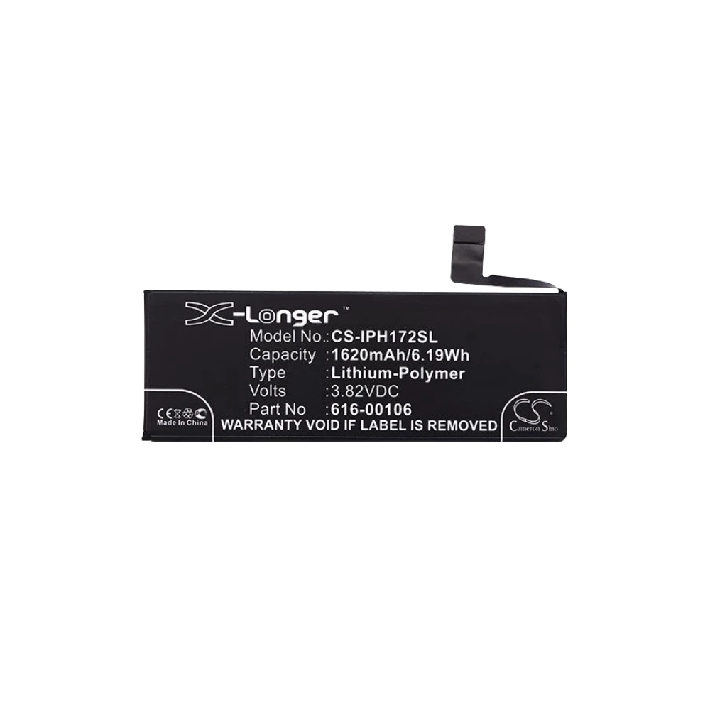 

Li-Polymer Mobile SmartPhone Battery for Apple,3.82V,1620mAh,iPhone SE A1724 A1723 A1662,616-00107 616-00106