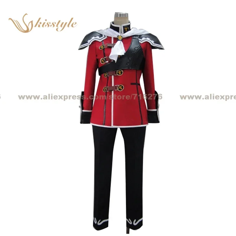 

Kisstyle Fashion Final Fantasy Type-0 Trey Formal Uniform RED COS Clothing Cosplay Costume,Customized Accepted