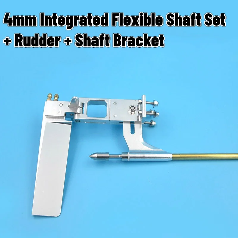 

Model Ship 4mm Integrated Flexible Shaft Set + 110mm Water-absorbing Rudder + Shaft Bracket Assembly