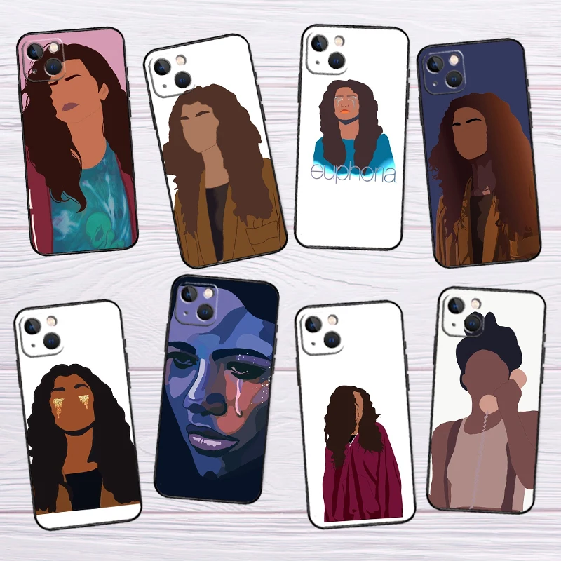 Coque Euphoria Zendaya Rue pour Samsung Galaxy A56 A36 A26 A16 A54 A34 A14 A12 A22 A32 A52 A13 A53 A15 A35 A55 A17