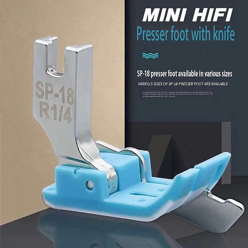 1PC SP-18 edge presser foot embedded line presser foot flat car plastic beef tendon edge presser foot sewing accessories