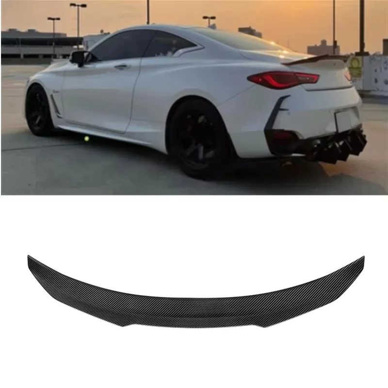 

Hot Selling Dry Carbon Fiber PSM Style Rear Trunk Spoiler for Infiniti Q60 2-Door 2018-IN