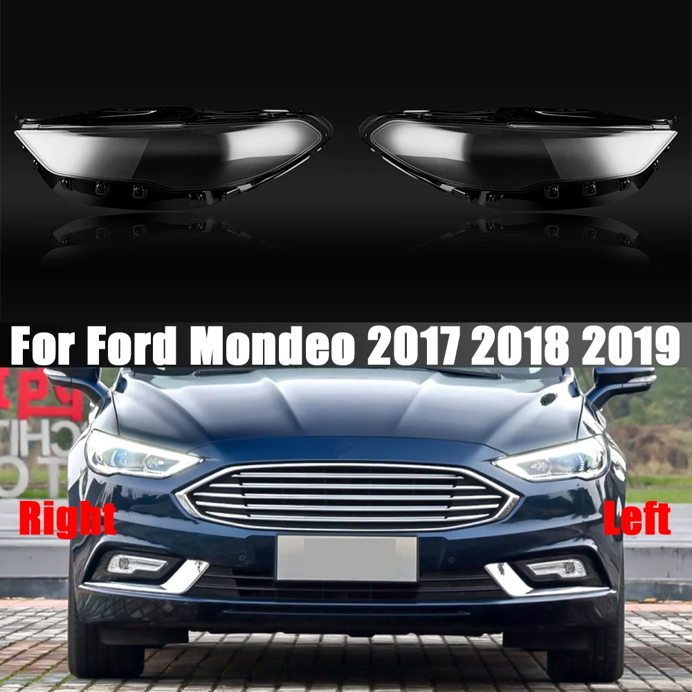 

For Ford Mondeo 2017 2018 2019 Headlights Cover Headlamp Shell Headlamps Plastic Shell Lampshade Headlights Cover Lens Glass