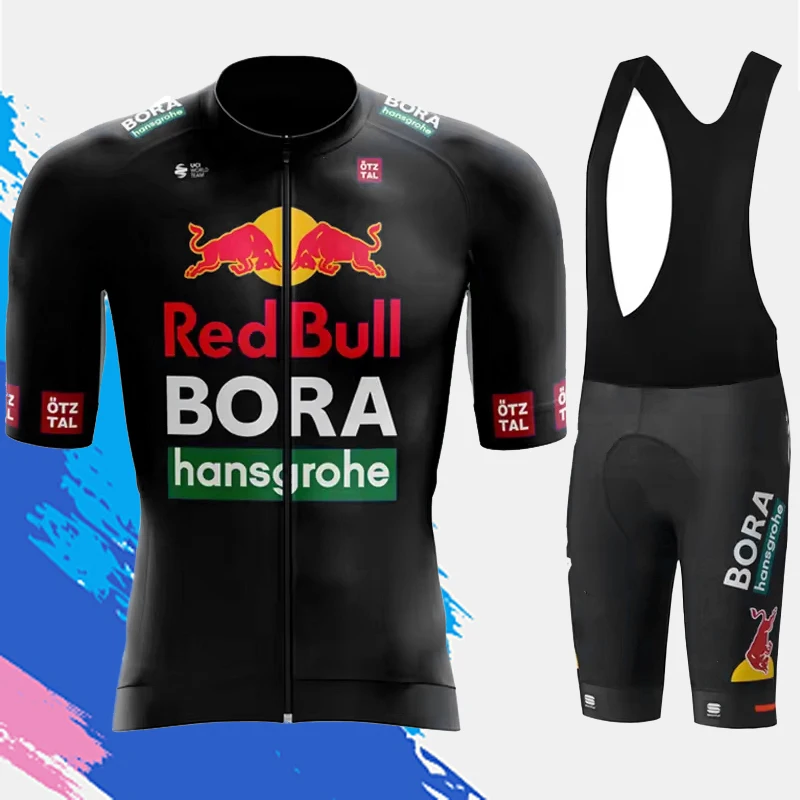 

Men's Cycling Clothing Mtb Jersey RedBull Man Maillot Pants Gel Set Uniform Blouse Professional Shirt Clothes Bike 2025 Bib Male
