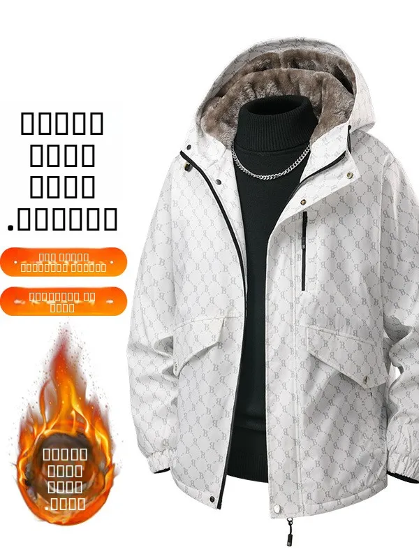 

Мужская куртка Thiened Fce в уличном стиле, ретро-принт, повседневная спортивная куртка, осенняя, для пар, из полиэфирного волокна