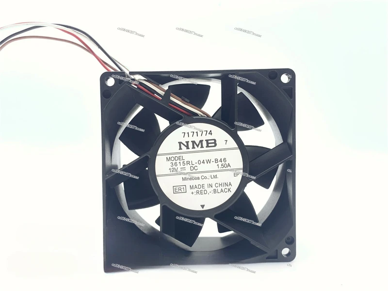 NMB 9CM 3615RL-04W-B46 Waterproof Inverter Cooling Fan (voltage 12V, Current 1.50A, 4-wire Design)