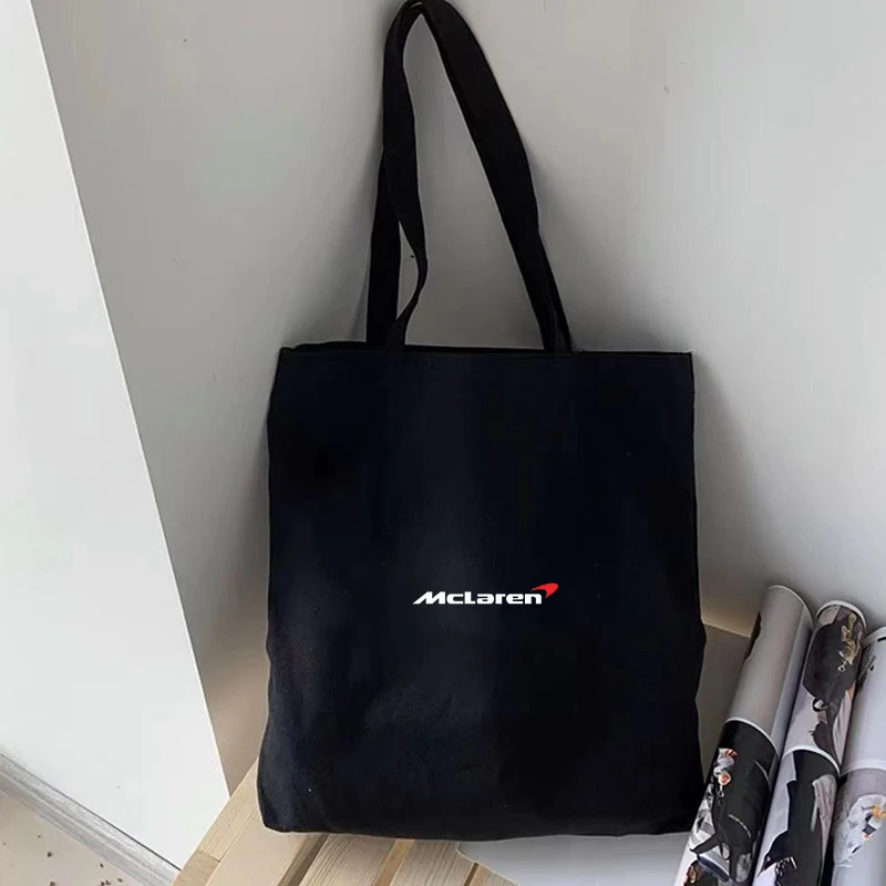 بسيطة عادية قماش يده الكتف حقيبة قماش قنب كتف واحد باليد حقيبة تسوق لماكلارين 540C 570S 570Gt 600lt #5