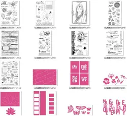 French Clear Stamp For DIY Scrapbooking Seal Card Making A9000