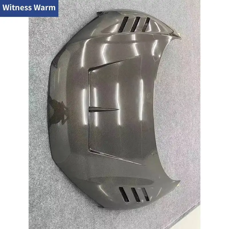 أغطية غطاء محرك السيارة الأمامي R8 من ألياف الكربون FRP لسيارة أودي R8 طقم هيكل السيارة 2016+