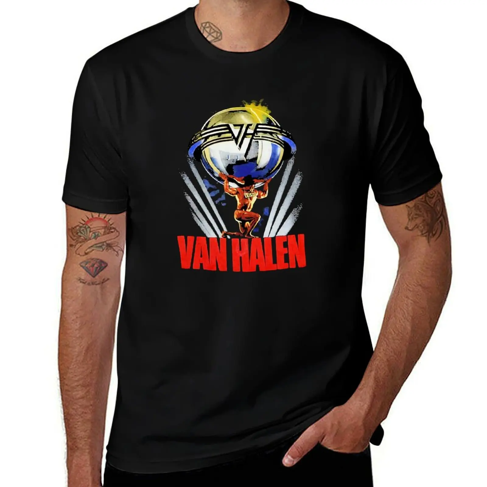 Millésime 1986 Van.Halen 5150 Tour du monde T-shirt essentiel-2400 T-Shirt anime clothes summer top sports fans Men's t-shirt