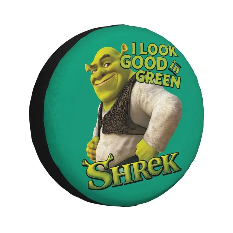 Custom Shrek Looking Good Spare Tire Cover for Jeep Hummer SUV RV 4x4 Car Wheel Protectors Accessories 14