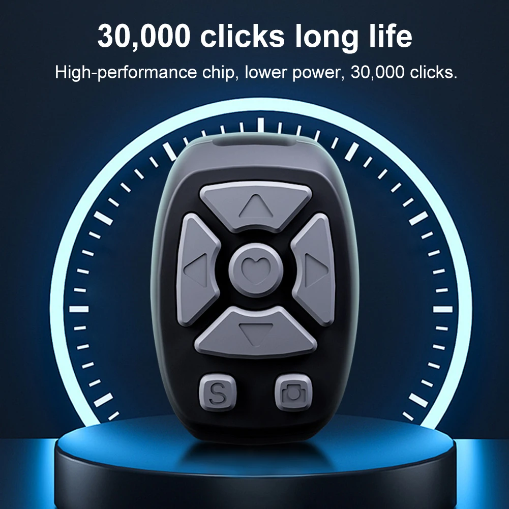 ل TikTok التمرير الدائري الإصبع اللاسلكية التحكم عن بعد بلوتوث متوافق 5.0 7 مفاتيح صفحة تيرنر التمرير لنظام أندرويد iOS