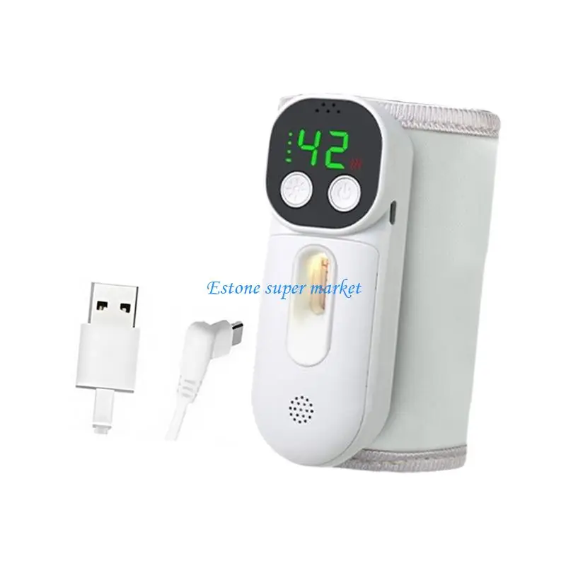 Paño inalámbrico recargable del ABS calefacción 10000mAh del encargado temperatura del biberón 090B