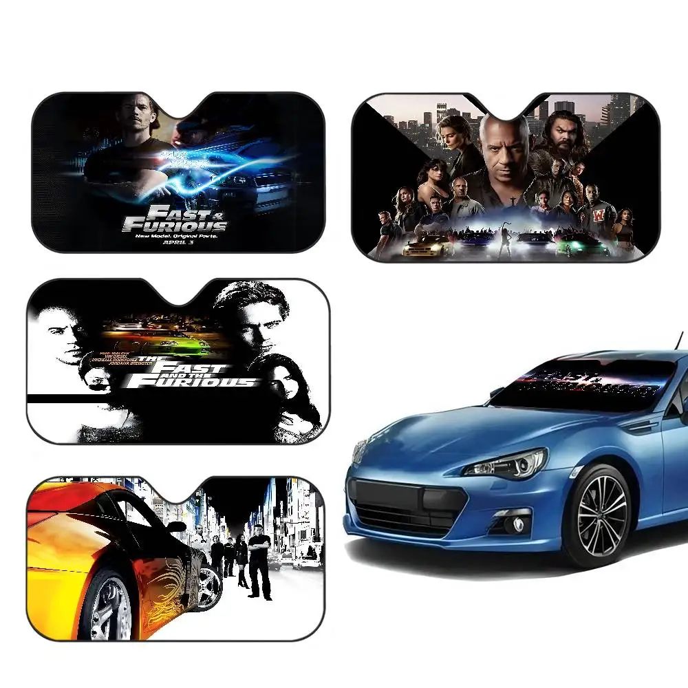 

Солнцезащитный экран для лобового стекла автомобиля Fast And Furious, складной, отражающий УФ-излучение, для сохранения прохлады в салоне автомобиля