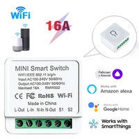 16/20A Smart Wifi Switch Cozylife Wireless Switch APP Timer Voice Control Relay Module Work with Alexa Google Smart Home Breaker