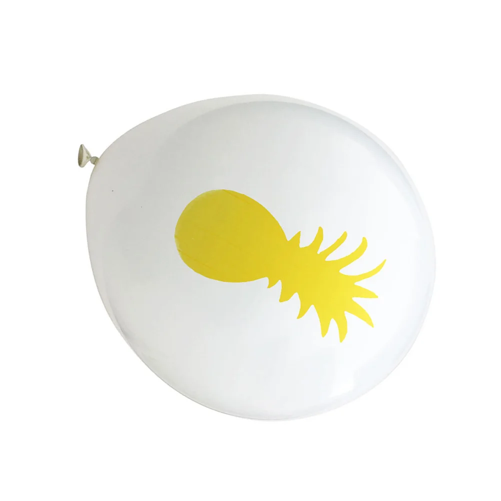 

12Pcs 12Inch Pineapple Printed Balloon Decoration Set for Birthday Summer Holiday Celebration Event