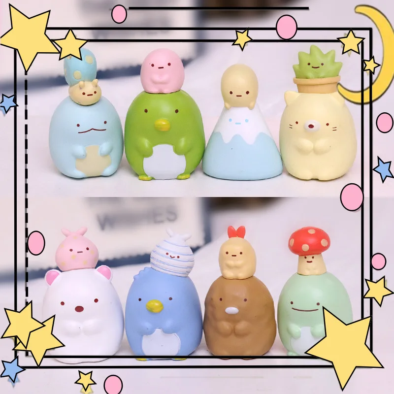 Cute Corner Biologic Doll Collectible Figure Decorative Tabletop Cake Decoration Blind Box Accessories Toy Hobbies Birthday Gift