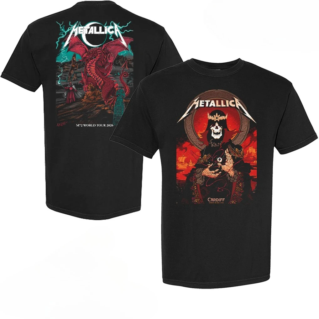 Metallica M72 Cardiff Wales June 28, 2026 Shattered Skull T-Shirt