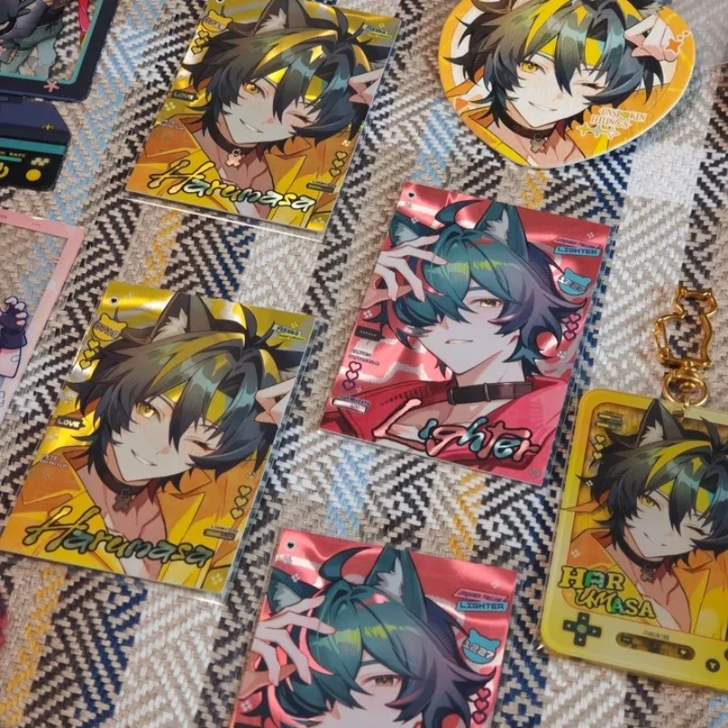 Zenless Zone Zero Light Yuma Double Flash Tinplate Button Badge Postcard Card Acrylic Keychain Pendant Standee Collectible Gift