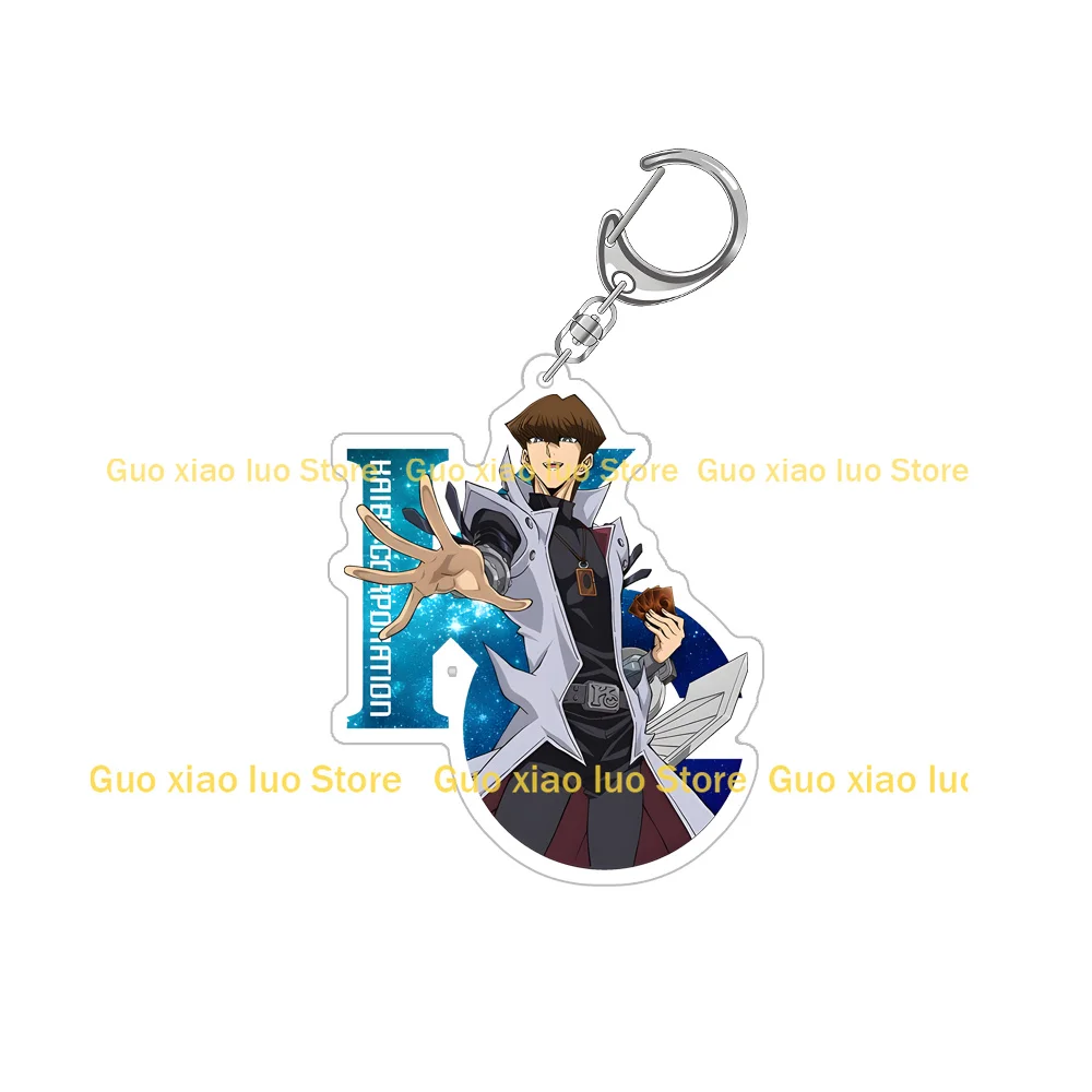 Anime Peripheral Store Duel Monsters Sevens Romin SNS Style Gaia The Fierce Knight Toon World Taste Deformed Acrylic Keychain