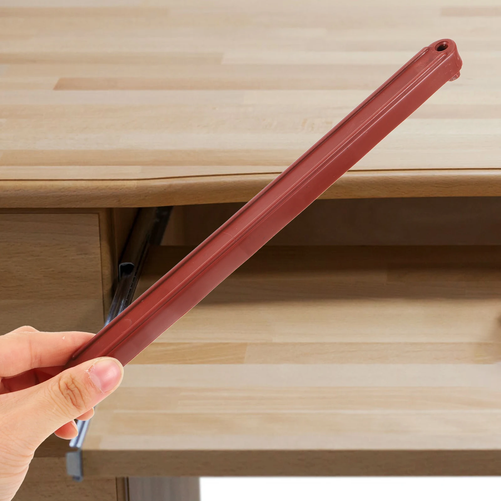 

2pcs Drawer Slides Bottom Mount Heavy Duty Cabinet Gliders Low Noise Anti-Tilt Replacement Parts for Kitchen Cupboard