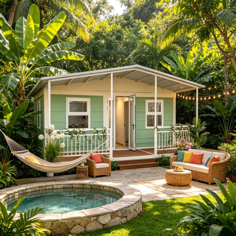 Modular Prefabricated Expandable Container House 2 Bedroom Eco-friendly Villa Hotel Use 20ft Prefab Tiny Home Modern Design
