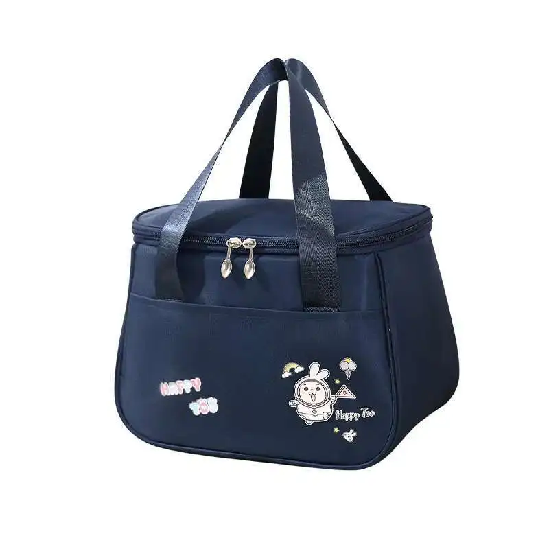 

Picnic Basket Thickened Waterproof Cloth Outdoor Travel Camping Equipment Hand Bag Large Capacity Thermal Insulation Package
