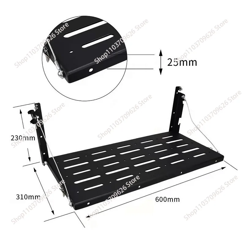 SuitableFor JKJL Tailgate Dining Table Stand Foldable Workbench Shelf Cooking Rack Storage Table