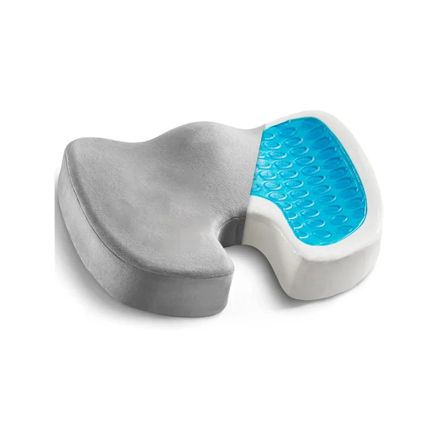 

Gel Cushion Non-slip Gel and Memory Foam Coccyx Cushion Office Chair Cushion Car Cushion Sedentary Artifact